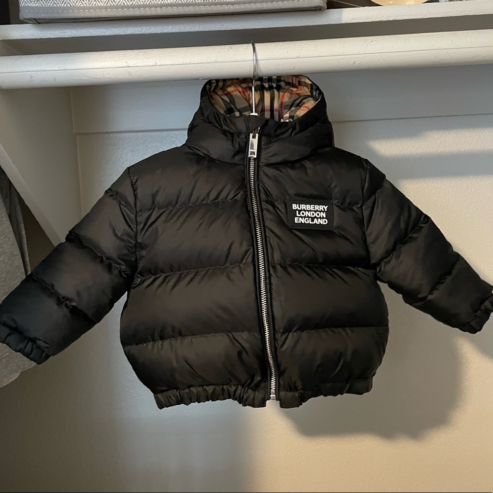 Burberry Infant Reversible Puffer Jacket